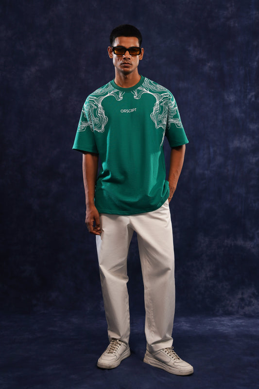 SMOKE SCREEN GREEN TEE