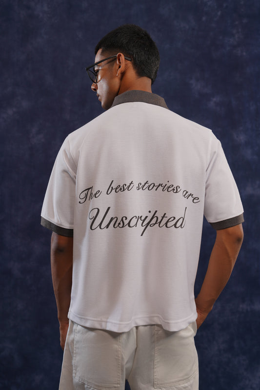 UNSCRIPTED BOXY POLO