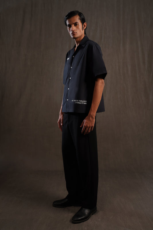 TYPOGRAPHY RELAXED SHIRT