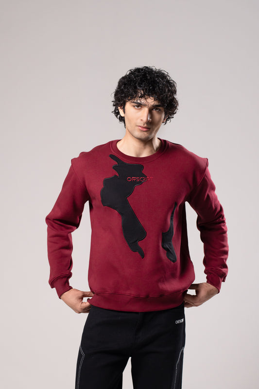 Atlas Sweatshirt Maroon