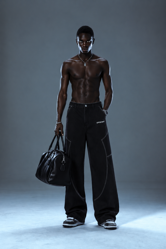 Charcoal Black Denim