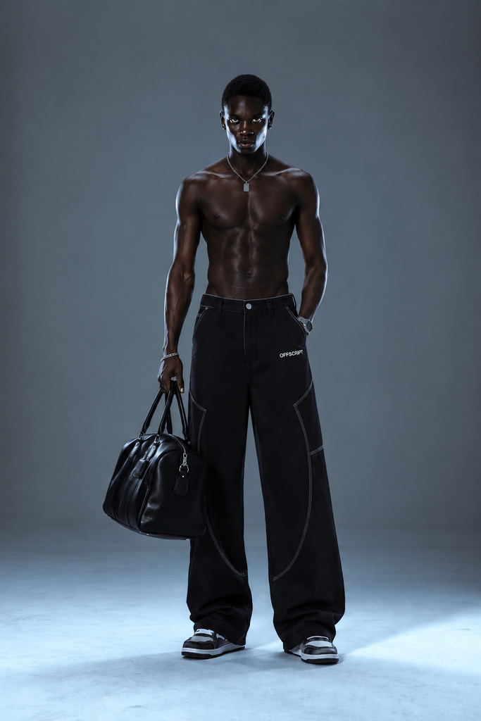 Charcoal Black Denim