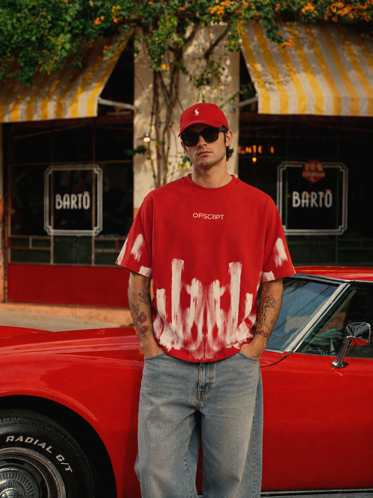 SCARLET CANVAS RELAXED TEE