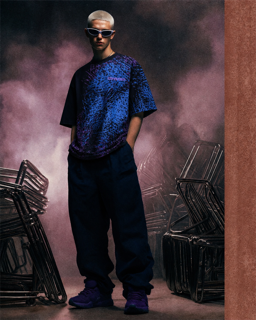 NEON DISTORTION RELAXED TEE