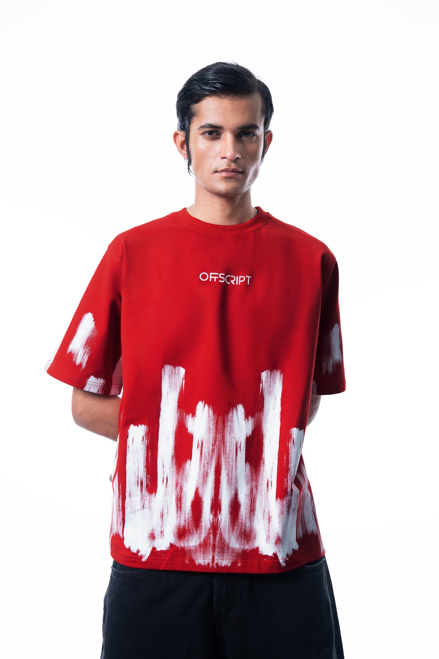 SCARLET CANVAS RELAXED TEE