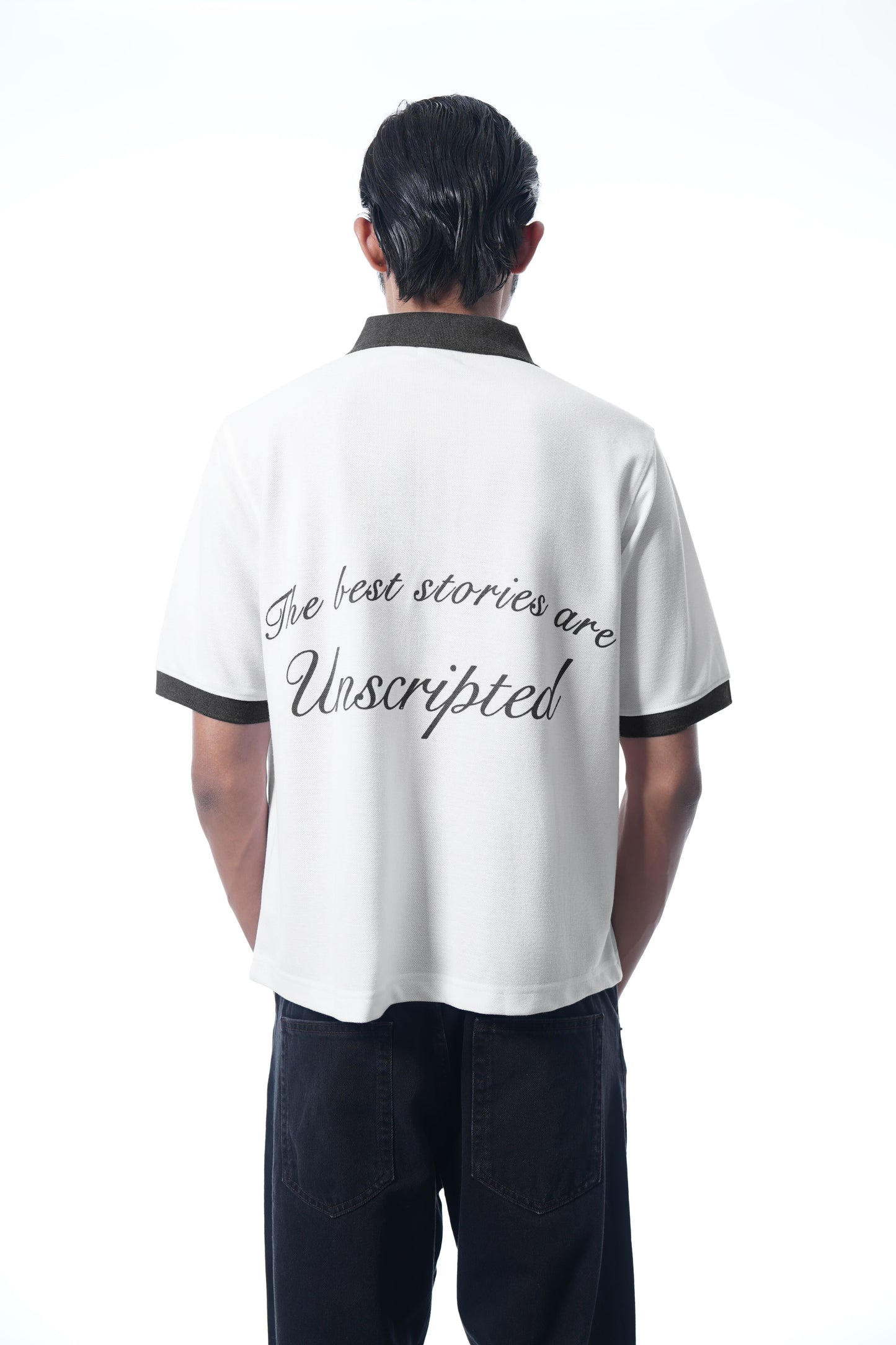 UNSCRIPTED BOXY POLO