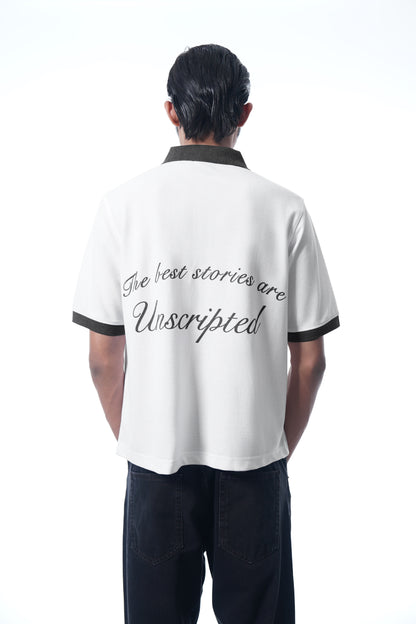 UNSCRIPTED BOXY POLO