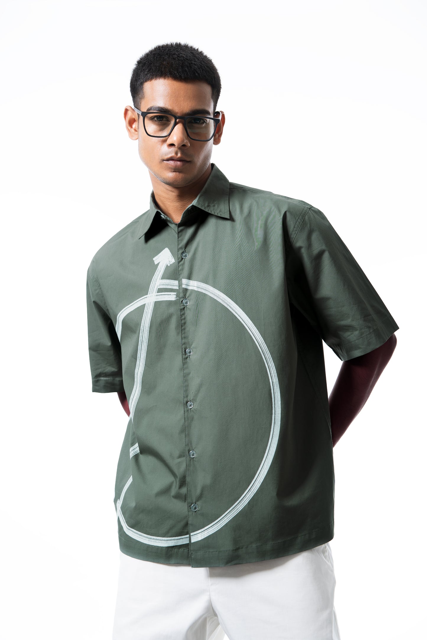 SYMBOL STROKE RELAXED SHIRT