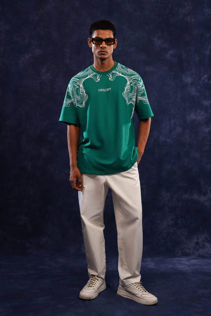 SMOKE SCREEN GREEN TEE