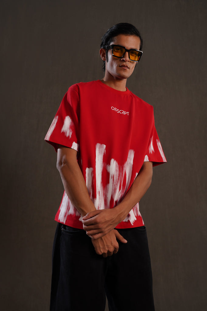 SCARLET CANVAS RELAXED TEE