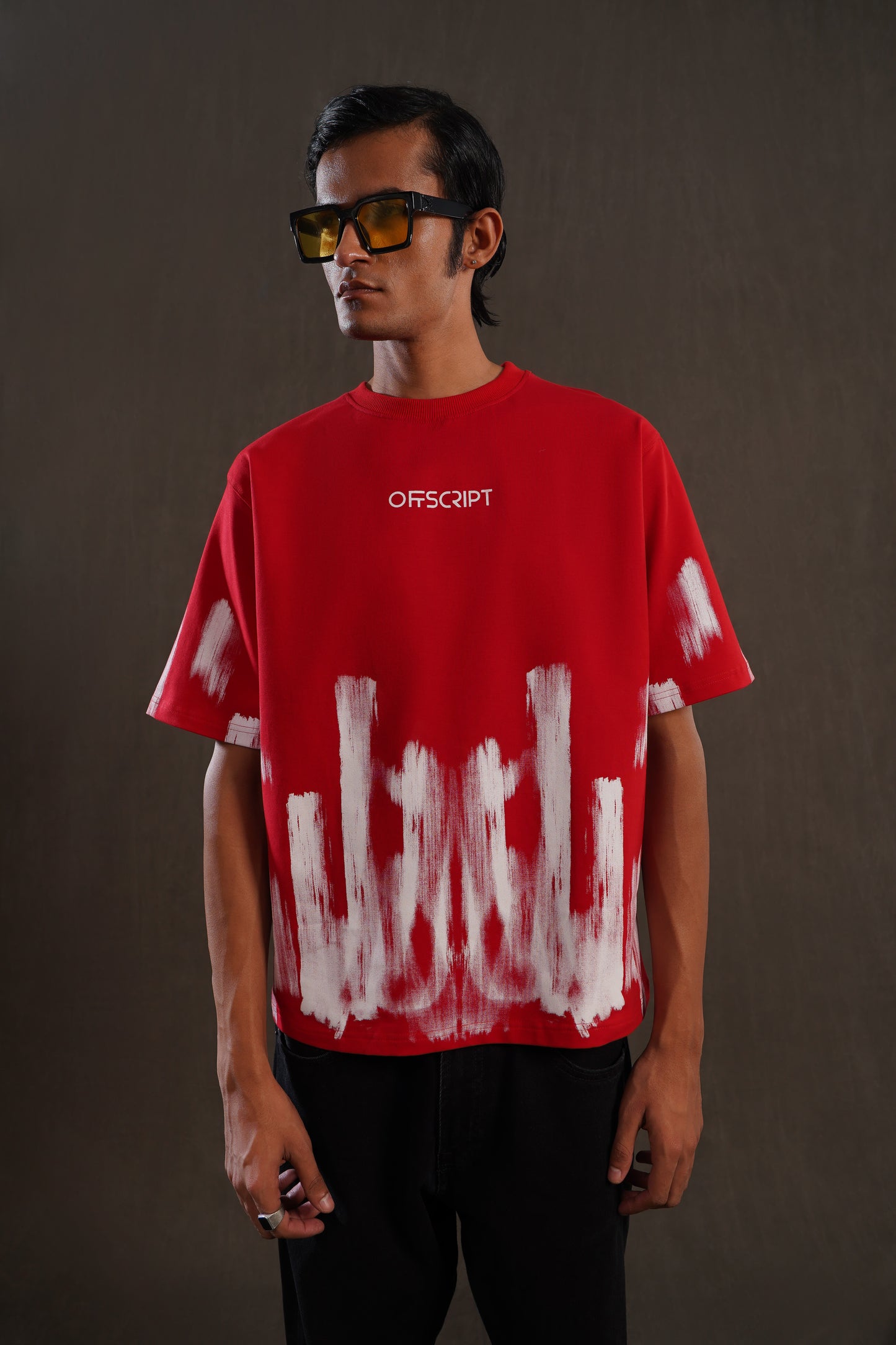 SCARLET CANVAS RELAXED TEE