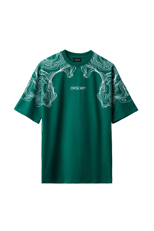 SMOKE SCREEN GREEN TEE