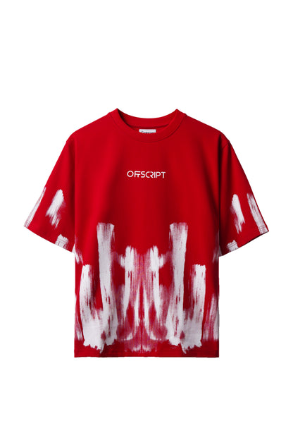 SCARLET CANVAS RELAXED TEE