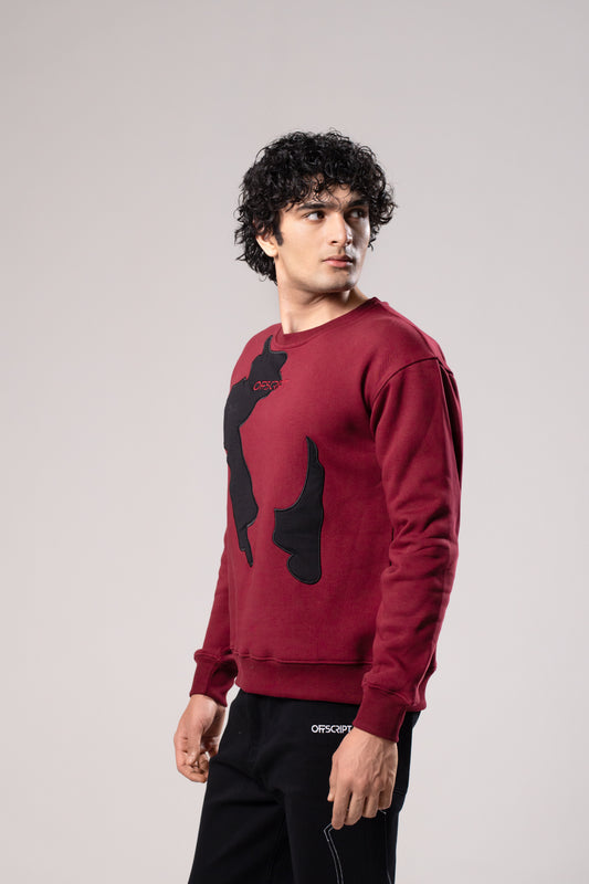 Atlas Sweatshirt Maroon