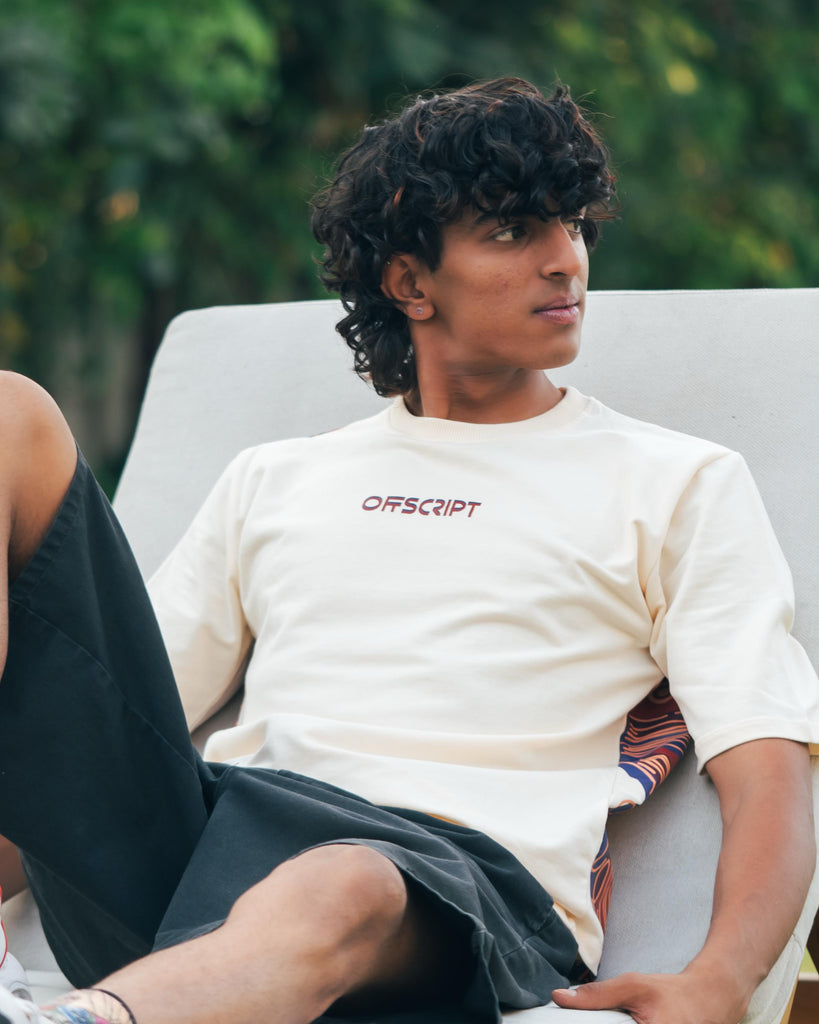 Ink Tee beige