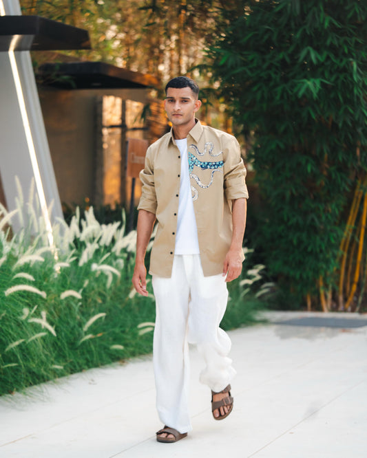 Entwine Shirt Beige