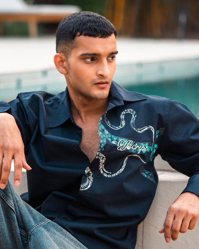 Entwine Shirt Navy