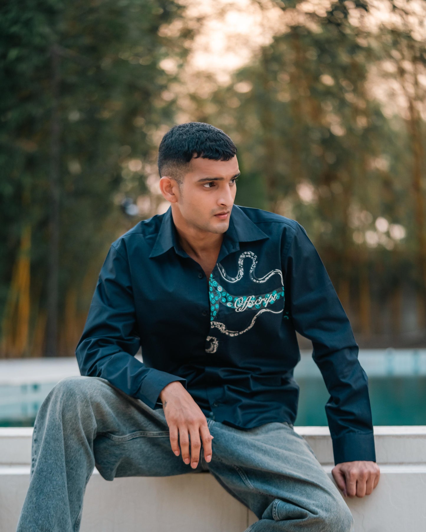 Entwine Shirt Navy