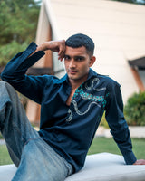 Entwine Shirt Navy